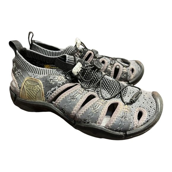 Women's Keen Evofit One Gray Camo Sport Hiking Sandals Size 7 USA Assembled! - Picture 1 of 5